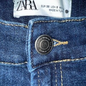 Zara Dark Blue Denim Jeans